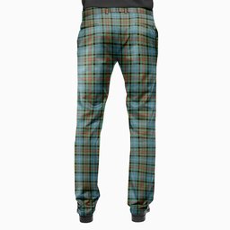 ScotsTee Shop Scottish Caldwell Men's Tartan Trousers Plaid Trews - Regular Fit