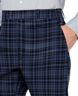 ScotsTee Shop Scottish Clark (Clergy) Modern Clan Men's Tartan Trousers Plaid Trews - Regular Fit