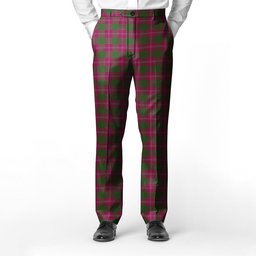 ScotsTee Shop Scottish Crawford Men's Tartan Trousers Plaid Trews - Regular Fit