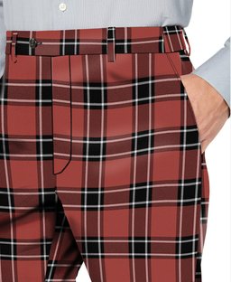 ScotsTee Shop Scottish Dunbar District Ancient Men's Tartan Trousers Plaid Trews - Regular Fit