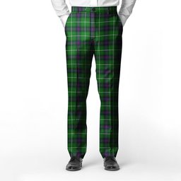 ScotsTee Shop Scottish Donald of The Isles Men's Tartan Trousers Plaid Trews - Regular Fit