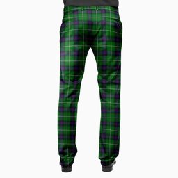 ScotsTee Shop Scottish Donald of The Isles Men's Tartan Trousers Plaid Trews - Regular Fit