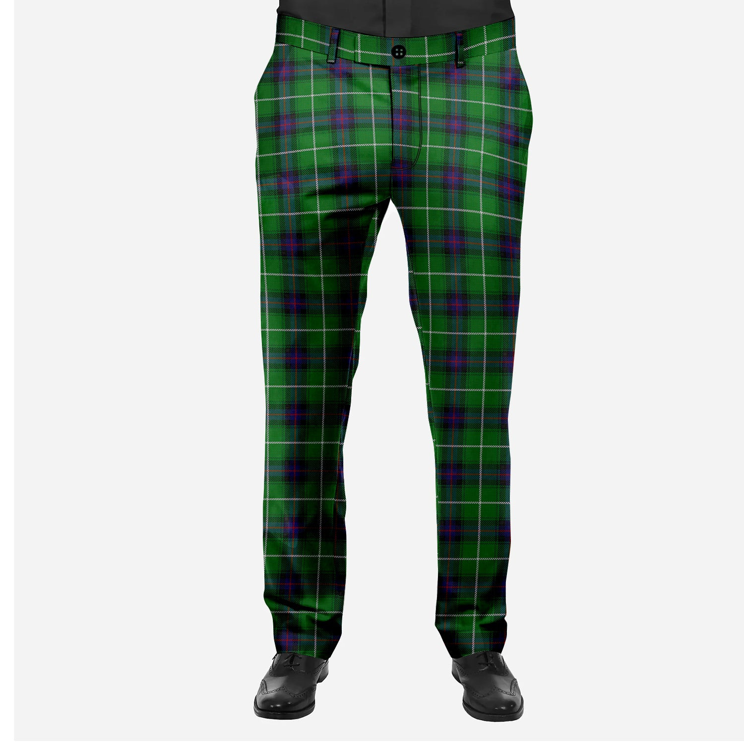 ScotsTee Shop Scottish Donald of The Isles Men's Tartan Trousers Plaid Trews - Regular Fit