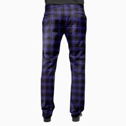 ScotsTee Shop Scottish Dunlop Men's Tartan Trousers Plaid Trews - Regular Fit