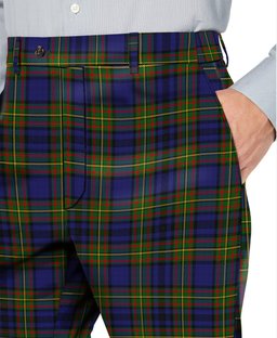 ScotsTee Shop Scottish Gillies 1 Men's Tartan Trousers Plaid Trews - Regular Fit