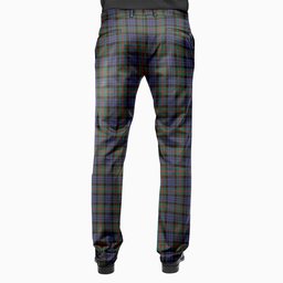 ScotsTee Shop Scottish Fletcher of Dunans SC Men's Tartan Trousers Plaid Trews - Regular Fit