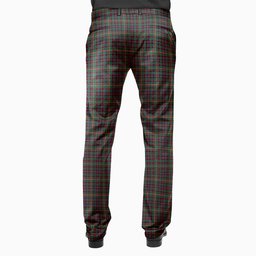 ScotsTee Shop Scottish Hall Modern Men's Tartan Trousers Plaid Trews - Regular Fit