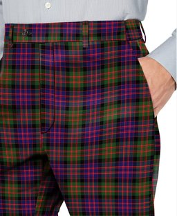 ScotsTee Shop Scottish Gillon Men's Tartan Trousers Plaid Trews - Regular Fit