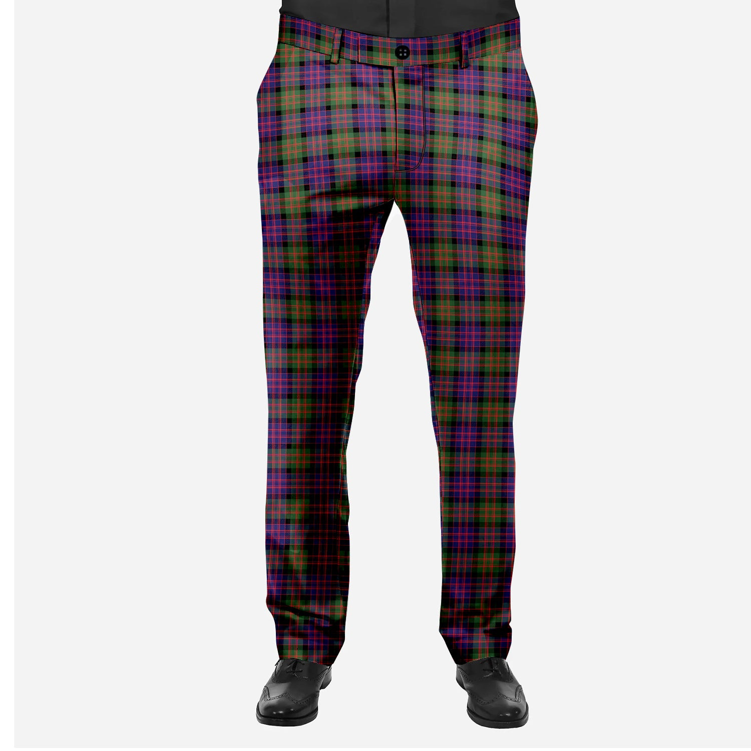 ScotsTee Shop Scottish Gillon Men's Tartan Trousers Plaid Trews - Regular Fit