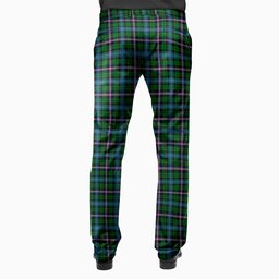 ScotsTee Shop Scottish Gemmell Men's Tartan Trousers Plaid Trews - Regular Fit