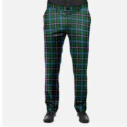 ScotsTee Shop Scottish Gemmell Men's Tartan Trousers Plaid Trews - Regular Fit