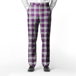 ScotsTee Shop Scottish Dunlop Dress Men's Tartan Trousers Plaid Trews - Regular Fit