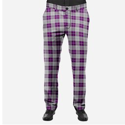 ScotsTee Shop Scottish Dunlop Dress Men's Tartan Trousers Plaid Trews - Regular Fit