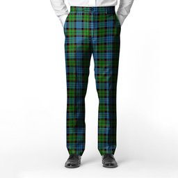 ScotsTee Shop Scottish Fletcher 2 Men's Tartan Trousers Plaid Trews - Regular Fit