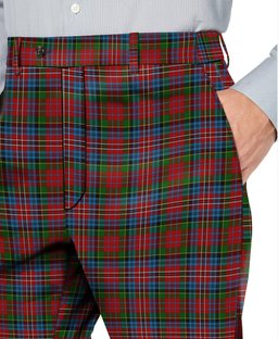 ScotsTee Shop Scottish Kidd Men's Tartan Trousers Plaid Trews - Regular Fit