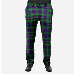 ScotsTee Shop Scottish Inglis Men's Tartan Trousers Plaid Trews - Regular Fit