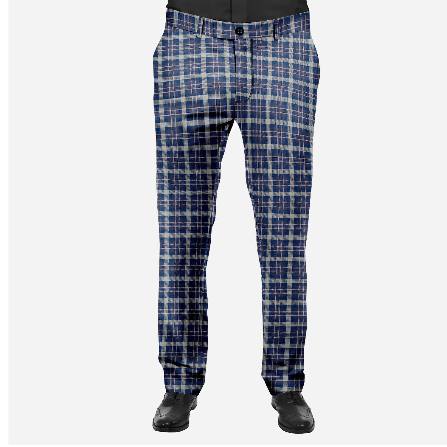 ScotsTee Shop Scottish Earl of St. Andrews Dress Men's Tartan Trousers Plaid Trews - Regular Fit
