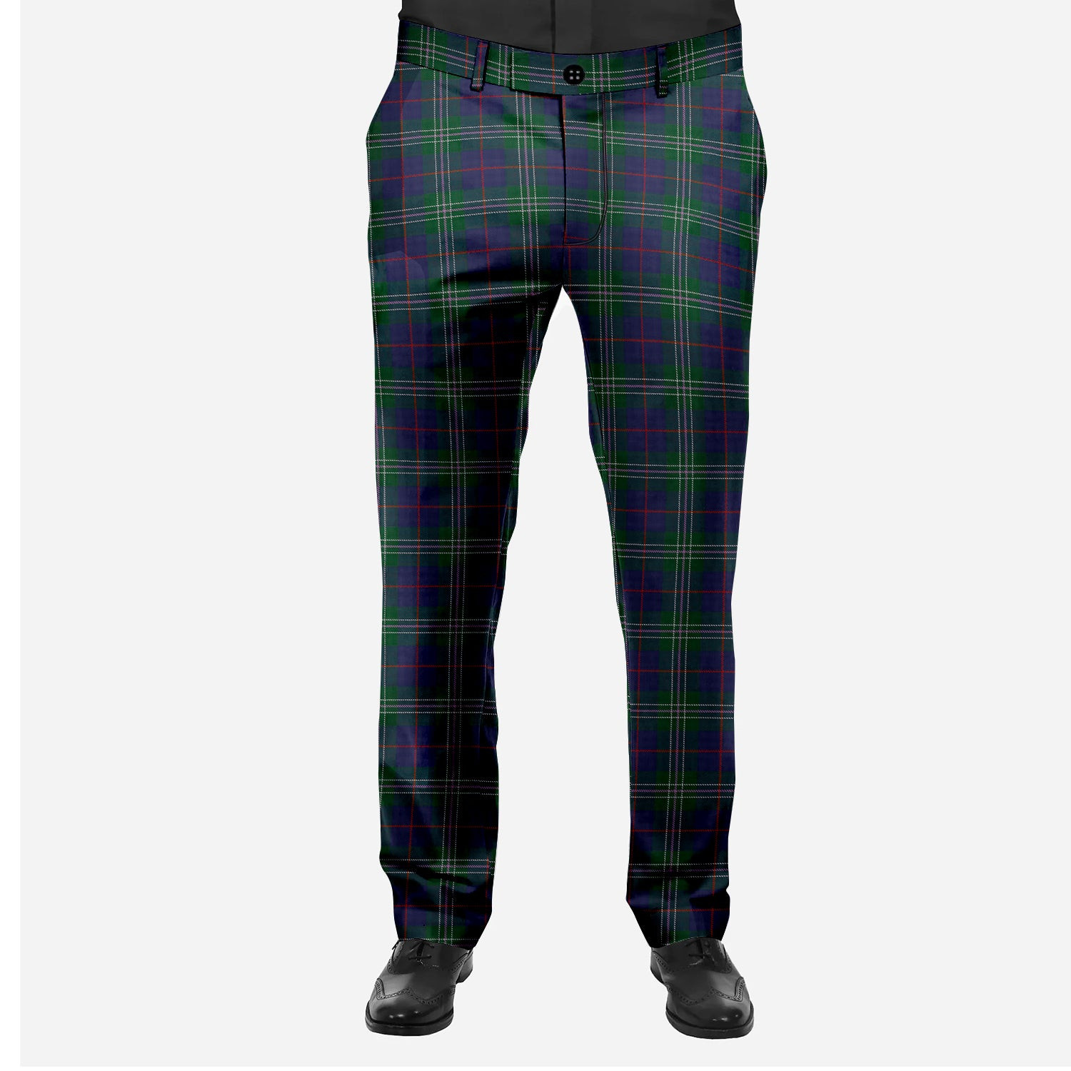 ScotsTee Shop Scottish Hardie Men's Tartan Trousers Plaid Trews - Regular Fit
