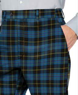 ScotsTee Shop Scottish Ewbank Men's Tartan Trousers Plaid Trews - Regular Fit