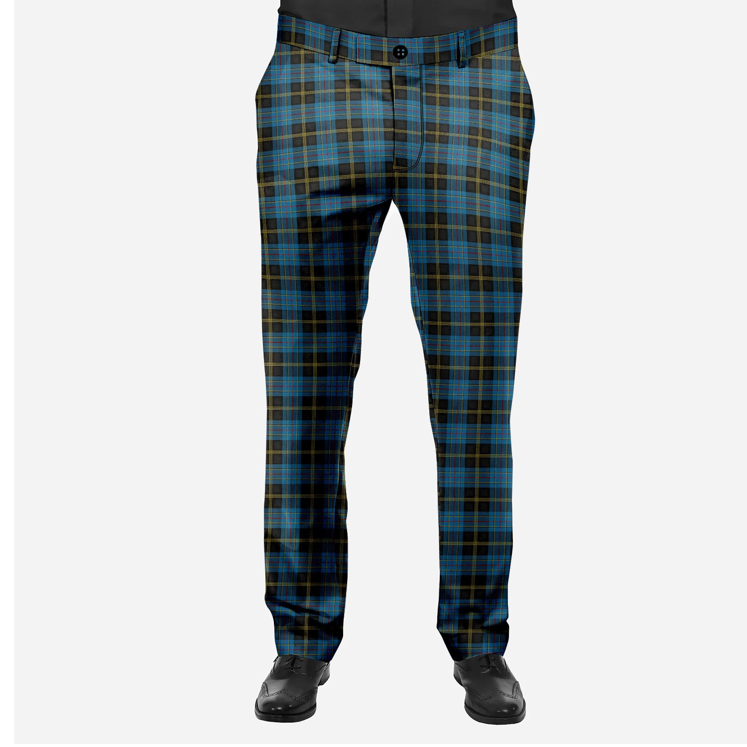 ScotsTee Shop Scottish Ewbank Men's Tartan Trousers Plaid Trews - Regular Fit