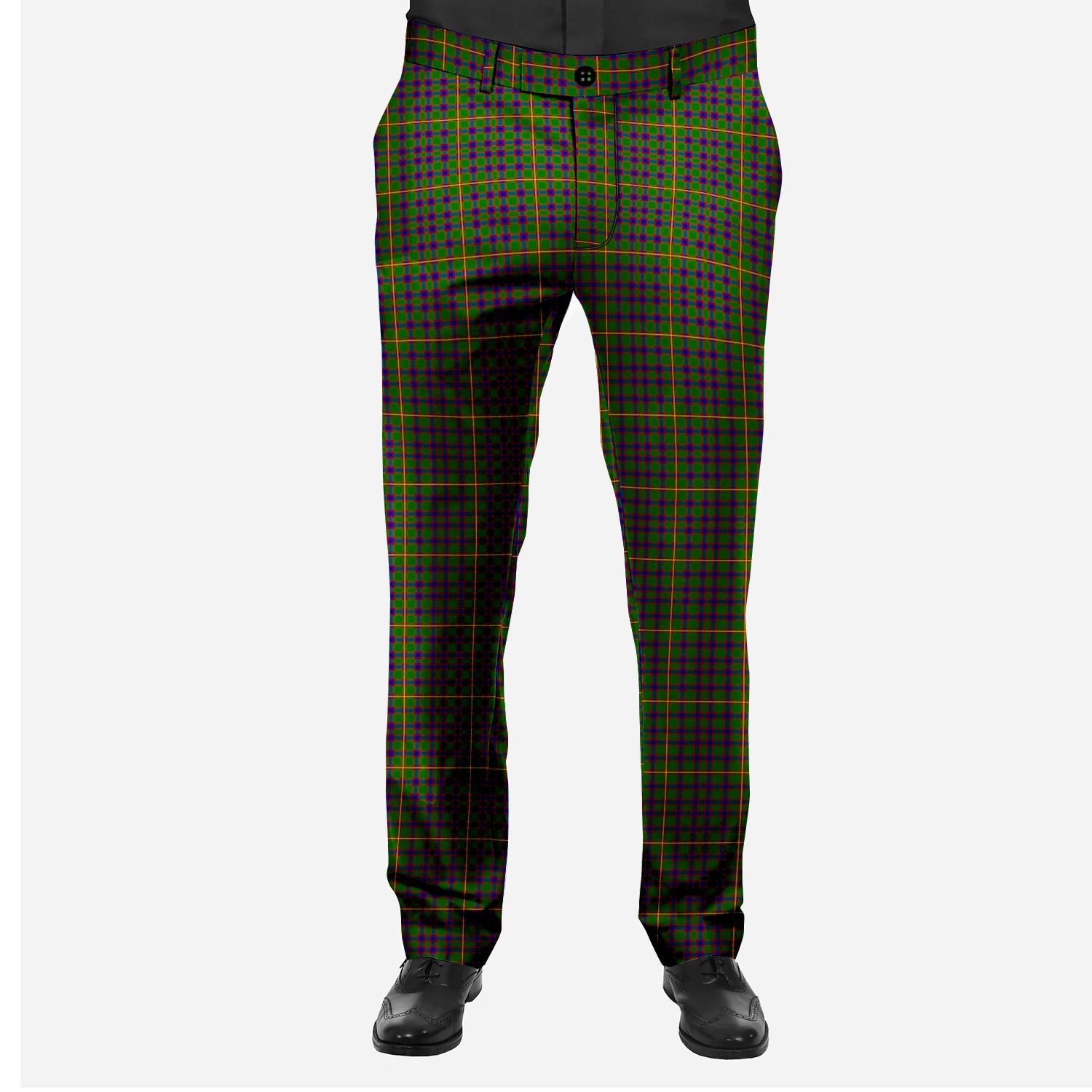ScotsTee Shop Scottish Hall Men's Tartan Trousers Plaid Trews - Regular Fit