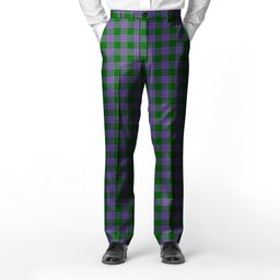 ScotsTee Shop Scottish Elphinstone Men's Tartan Trousers Plaid Trews - Regular Fit