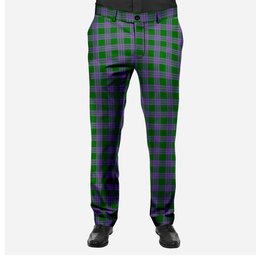 ScotsTee Shop Scottish Elphinstone Men's Tartan Trousers Plaid Trews - Regular Fit