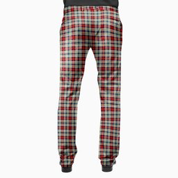 ScotsTee Shop Scottish Dundee Dress Men's Tartan Trousers Plaid Trews - Regular Fit