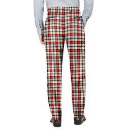 ScotsTee Shop Scottish Dundee Dress Men's Tartan Trousers Plaid Trews - Regular Fit