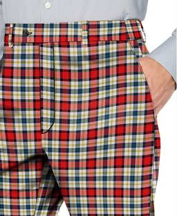 ScotsTee Shop Scottish Dundee Dress Men's Tartan Trousers Plaid Trews - Regular Fit