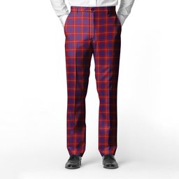 ScotsTee Shop Scottish Hamilton Men's Tartan Trousers Plaid Trews - Regular Fit