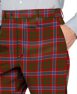 ScotsTee Shop Scottish Harkness Dress Men's Tartan Trousers Plaid Trews - Regular Fit