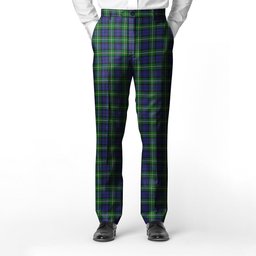 ScotsTee Shop Scottish Forbes Men's Tartan Trousers Plaid Trews - Regular Fit
