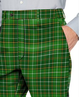 ScotsTee Shop Scottish Foster Hunting Men's Tartan Trousers Plaid Trews - Regular Fit