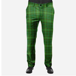 ScotsTee Shop Scottish Foster Hunting Men's Tartan Trousers Plaid Trews - Regular Fit