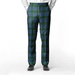 ScotsTee Shop Scottish Forsyth Men's Tartan Trousers Plaid Trews - Regular Fit