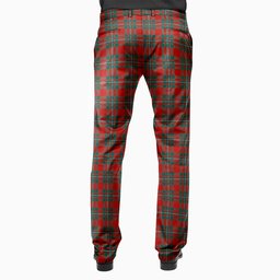 ScotsTee Shop Scottish Gregor Modern Clan Men's Tartan Trousers Plaid Trews - Regular Fit