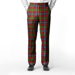 ScotsTee Shop Scottish Forrester Men's Tartan Trousers Plaid Trews - Regular Fit
