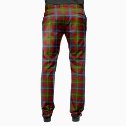 ScotsTee Shop Scottish Foster Men's Tartan Trousers Plaid Trews - Regular Fit