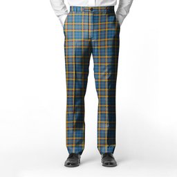 ScotsTee Shop Scottish Healy Men's Tartan Trousers Plaid Trews - Regular Fit