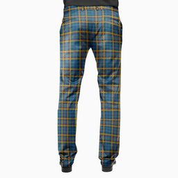 ScotsTee Shop Scottish Healy Men's Tartan Trousers Plaid Trews - Regular Fit