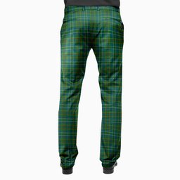 ScotsTee Shop Scottish Harkness Hunting Men's Tartan Trousers Plaid Trews - Regular Fit