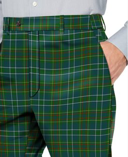 ScotsTee Shop Scottish Harkness Hunting Men's Tartan Trousers Plaid Trews - Regular Fit