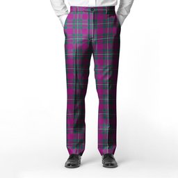 ScotsTee Shop Scottish Gregor Hunting Modern Men's Tartan Trousers Plaid Trews - Regular Fit
