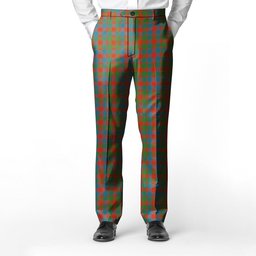 ScotsTee Shop Scottish Gow Ancient Men's Tartan Trousers Plaid Trews - Regular Fit