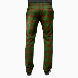 ScotsTee Shop Scottish Fulton Men's Tartan Trousers Plaid Trews - Regular Fit