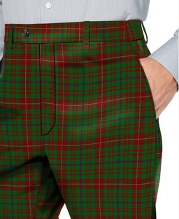 ScotsTee Shop Scottish Fulton Men's Tartan Trousers Plaid Trews - Regular Fit
