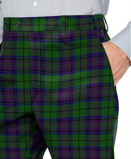 ScotsTee Shop Scottish Gary or Garry Men's Tartan Trousers Plaid Trews - Regular Fit
