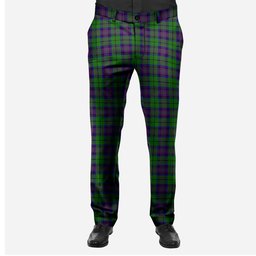 ScotsTee Shop Scottish Gary or Garry Men's Tartan Trousers Plaid Trews - Regular Fit