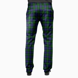 ScotsTee Shop Scottish Dundas Men's Tartan Trousers Plaid Trews - Regular Fit